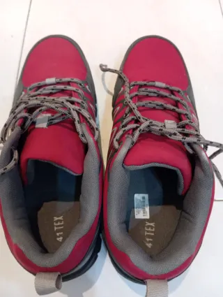 Zapatillas Tex Talla 41 Rojas y Grises