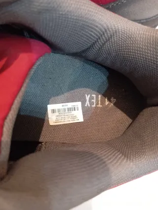 Zapatillas Tex Talla 41 Rojas y Grises