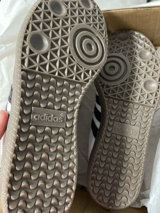 Adidas Samba Blancas y Marrones