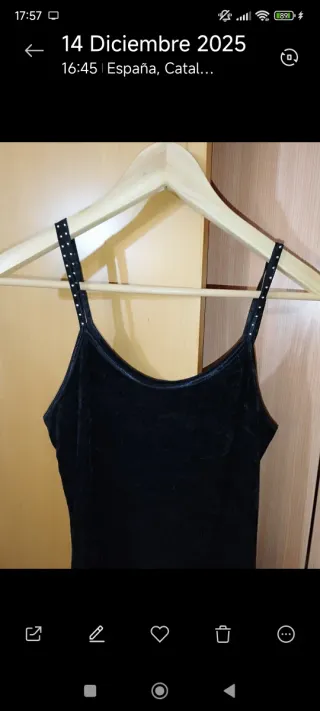 Vestido negro de fiesta