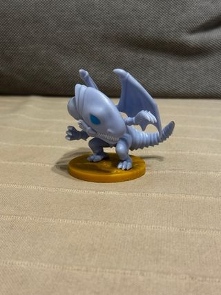 Figura Dragón Blanco de Ojos Azules