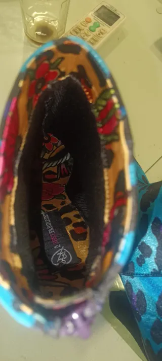 Botines de tacón con estampado de leopardo