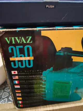 Compresor y aerógrafo VIVAZ 350
