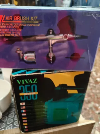 Compresor y aerógrafo VIVAZ 350