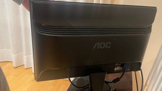Pantalla AOC Negra