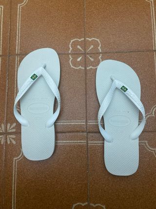 chanclas Havaianas Blancas Talla 41-42 Europa