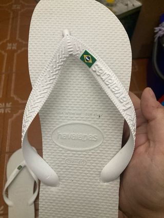 chanclas Havaianas Blancas Talla 41-42 Europa