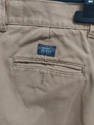 Pantaloni chino da uomo marrone