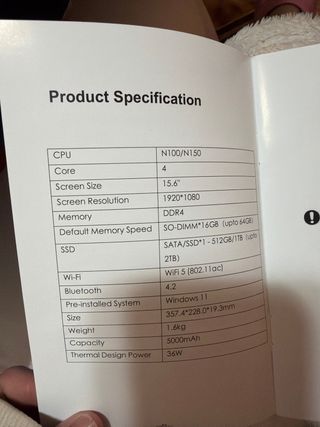 Ordenador portátil FIREBAT