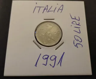 50 Lire Italia 1991
