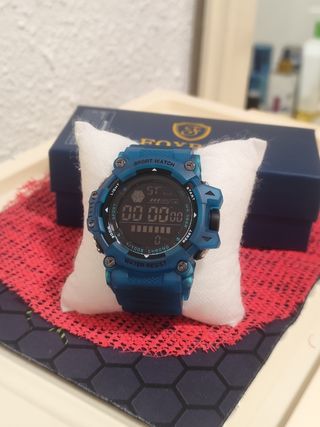 Reloj Deportivo Hombre Foxbox Azul/Verde
