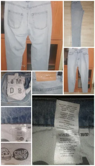 T 38, Cheap Monday, pantalón tejano tiro alto