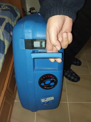 Maleta de viaje azul