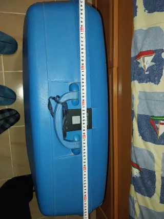 Maleta de viaje azul