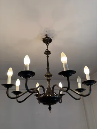 4 lampade da soffitto vintage