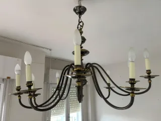 4 lampade da soffitto vintage