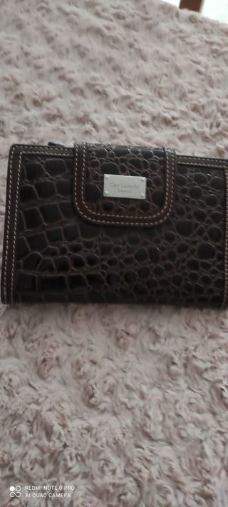 Monedero Piel Guy Laroche Marrón