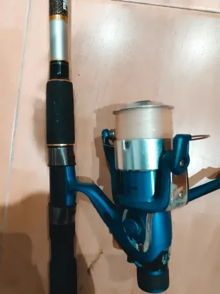 Pack pesca caña y carrete