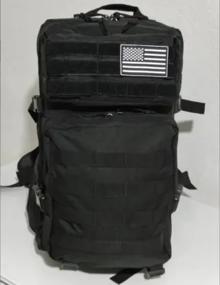 Mochila militar 45L negra