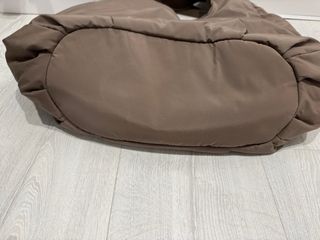 Bolso Shopper Gym Oysho Beige/Marrón