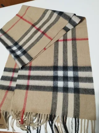 Bufanda Burberry Beige Multicolor