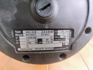 Bomba de agua Grundfos MQ3-45B