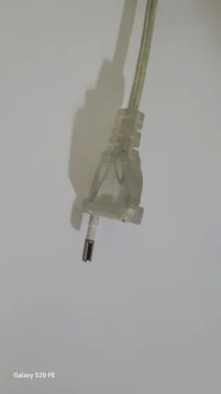 2 Lámparas de Mesa Cristal y Metal