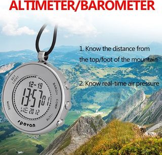 Reloj de bolsillo Spovan multifunción