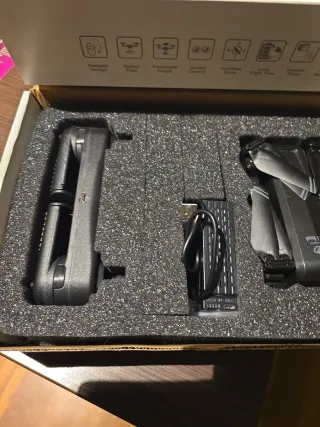 Drone Plegable Negro/Gris