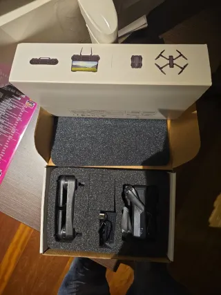 Drone Plegable Negro/Gris