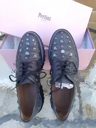 Mocasines Pertini Andre Antracita Talla 38