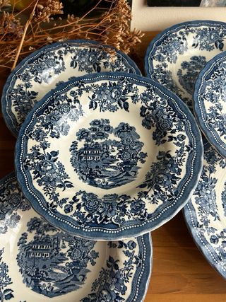 Piatti profondi in ceramica inglese Myott