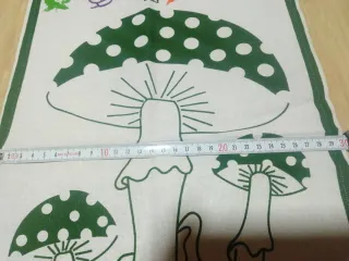 Paños de cocina con setas y pájaros