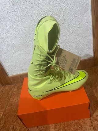 Zapatillas Fútbol Nike Air Zoom Verde/Amarillo