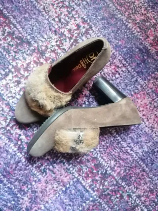 Zapatos tacón ancho Descocó sin estrenar