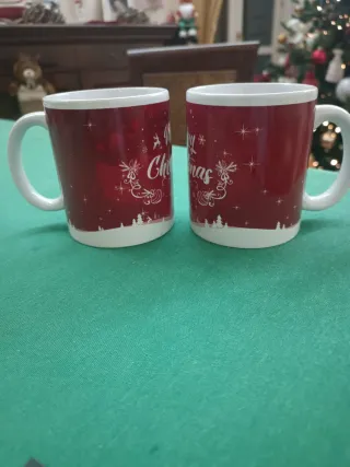 Coppia tazze mug Natale