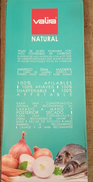 Set coltelli Valira Natural in finta legno