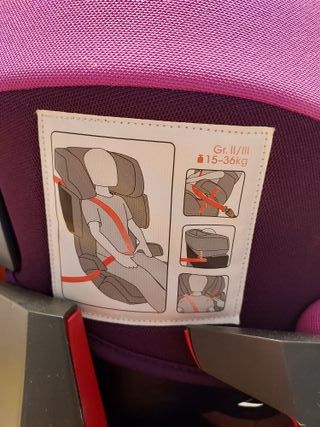 Silla Coche Cybex Isofix Morada