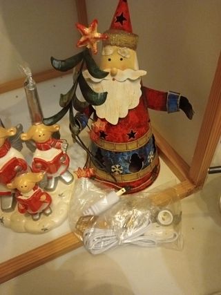 Lotto decorazioni Natale ceramica