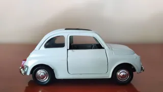 Modellino Auto Fiat 500 Bianco