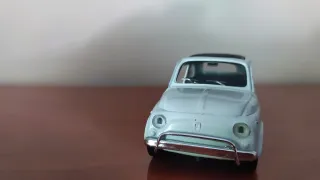 Modellino Auto Fiat 500 Bianco