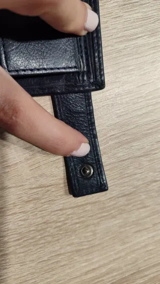 Billetera de piel para hombre