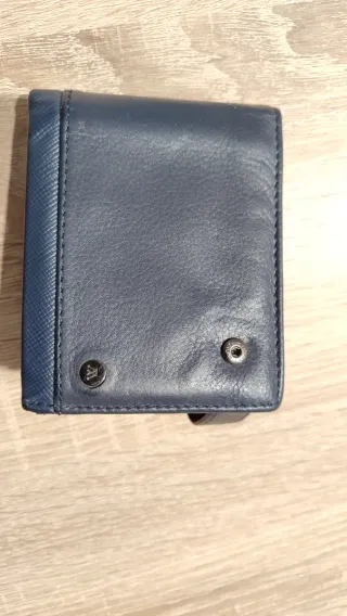 Billetera de piel para hombre