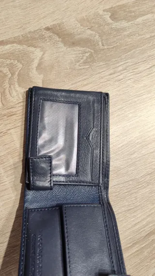 Billetera de piel para hombre