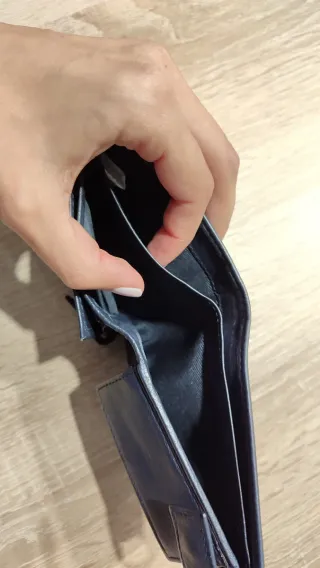 Billetera de piel para hombre