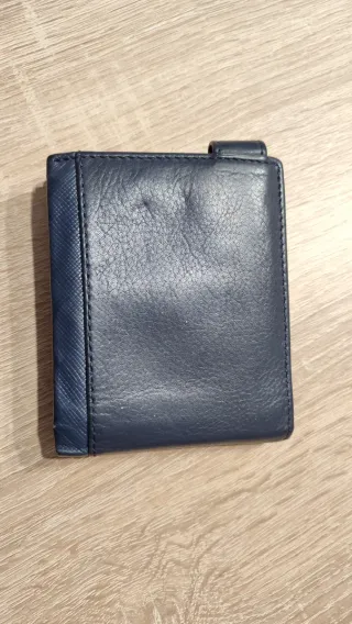 Billetera de piel para hombre