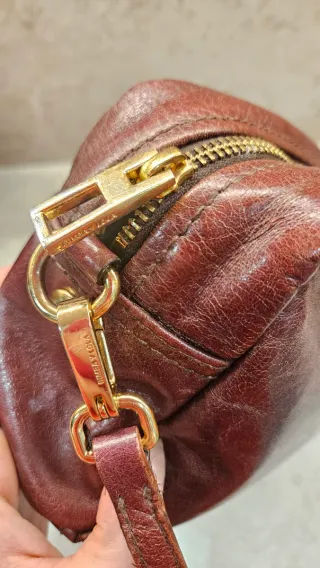 Bandolera Bimba y Lola Burdeos Piel