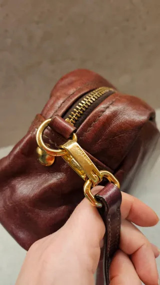 Bandolera Bimba y Lola Burdeos Piel