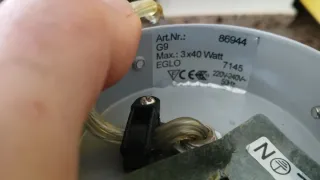 Lampada da soffitto in metallo argentato