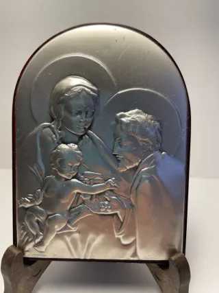 Rilievo Argento Famiglia Sacra